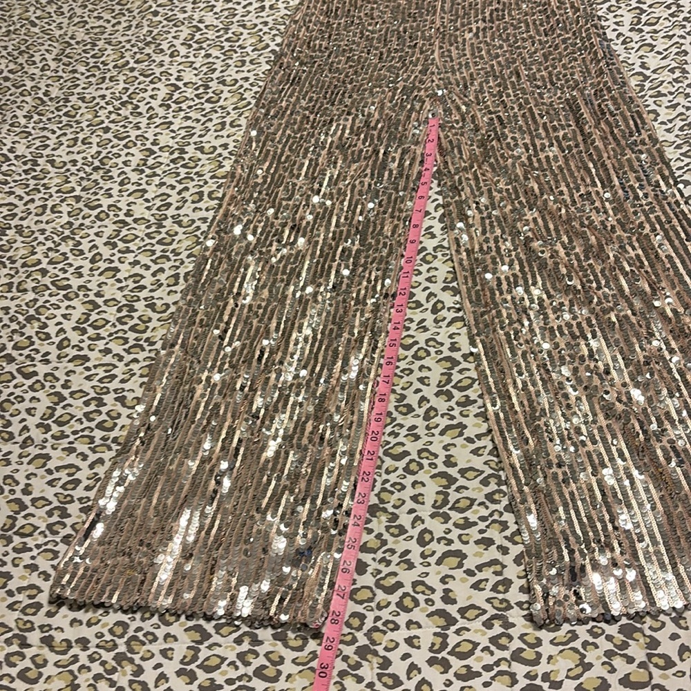 Sequin Wide-Leg Pants - Picture 3 of 7